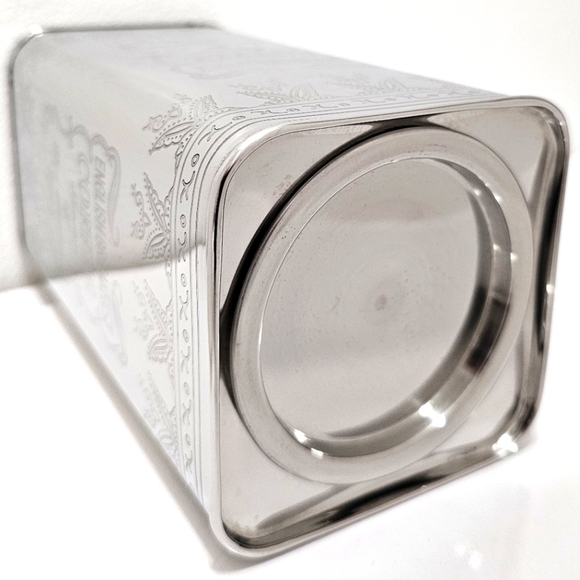 Vintage English Breakfast Coffee Steel Tin Canister & Lid - Picture 7 of 13